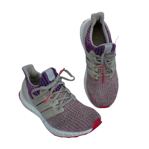 Adidas Ultra Boost Women Multicolor F36122 Continental Lace Up Running Sneaker 7 - Picture 1 of 8